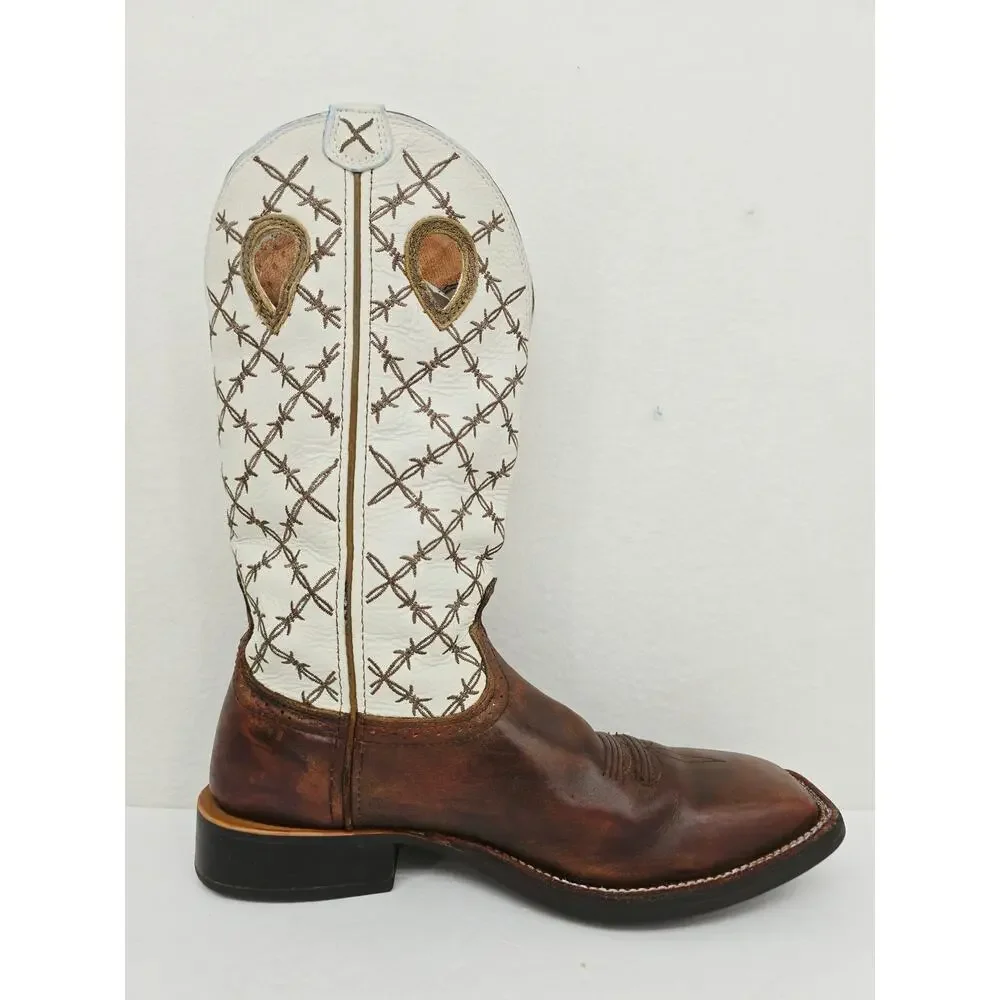 Twisted X Men's Ruff Stock Western Leather Cowboy Boots 11